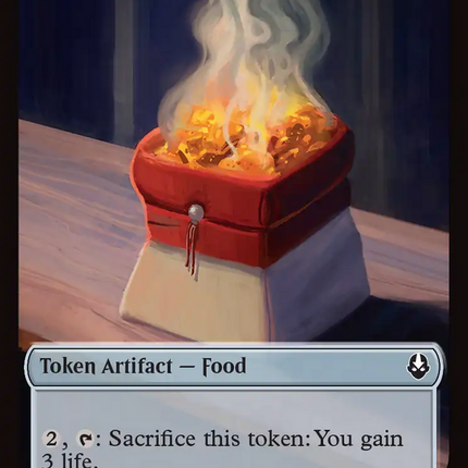 Dragon // Food (0019) Double-Sided Token [Avatar: The Last Airbender Tokens]