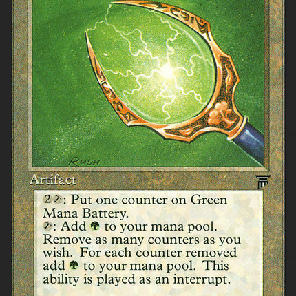 Green Mana Battery [Legends]