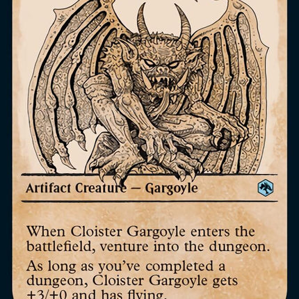 Cloister Gargoyle (Showcase) [Dungeons & Dragons: Adventures in the Forgotten Realms]