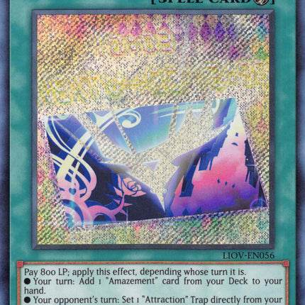 Amazing Time Ticket [LIOV-EN056] Secret Rare