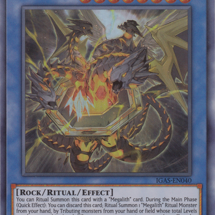 Megalith Aratron [IGAS-EN040] Super Rare