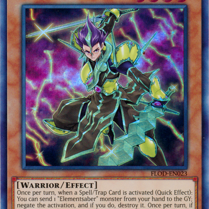 Elementsaber Lapauila [FLOD-EN023] Super Rare