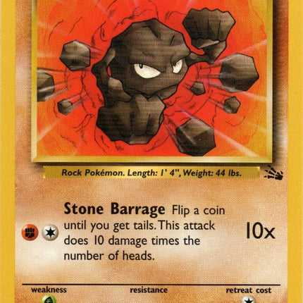 Geodude (47/62) [Fossil Unlimited]