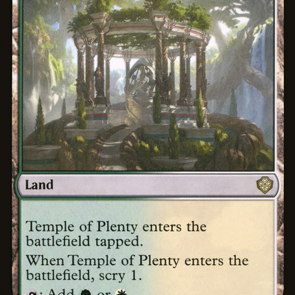 Temple of Plenty [Starter Commander Decks]