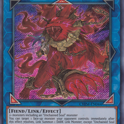 Unchained Soul of Anguish [CHIM-EN044] Secret Rare