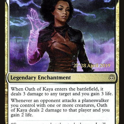 Oath of Kaya [War of the Spark Prerelease Promos]