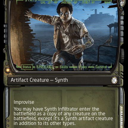Synth Infiltrator (Showcase) (Surge Foil) [Fallout]