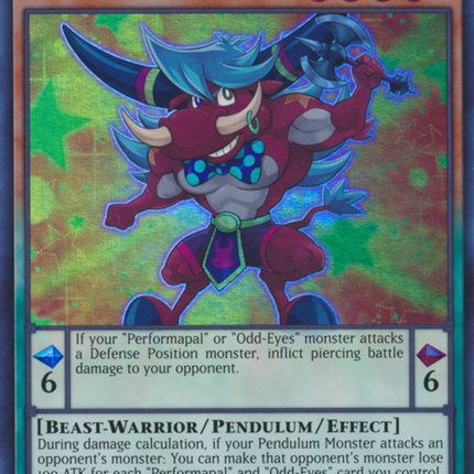 Performapal Odd-Eyes Minitaurus [BLLR-EN002] Ultra Rare