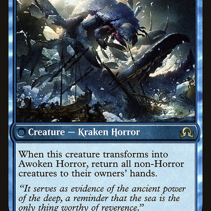 Thing in the Ice // Awoken Horror [Shadows over Innistrad Prerelease Promos]