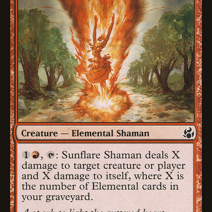 Sunflare Shaman [Morningtide]