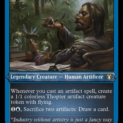 Sai, Master Thopterist (Foil Etched) [Commander Masters]