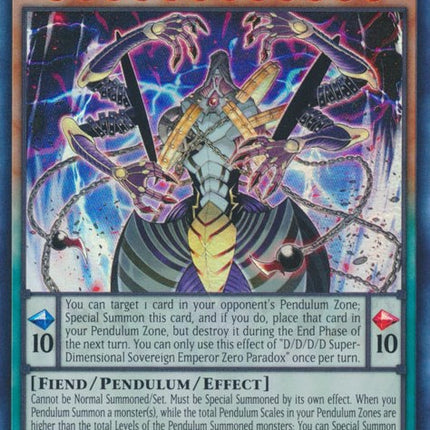 D/D/D/D Super-Dimensional Sovereign Emperor Zero Paradox [BLMR-EN046] Ultra Rare