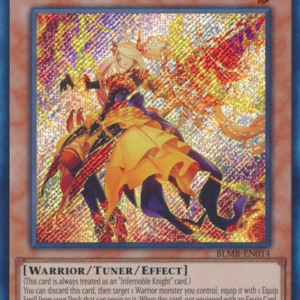 Courageous Crimson Chevalier Bradamante [BLMR-EN014] Secret Rare