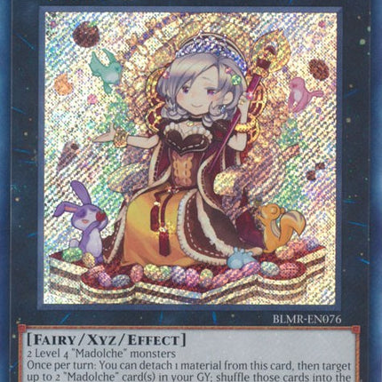 Madolche Queen Tiaramisu [BLMR-EN076] Secret Rare