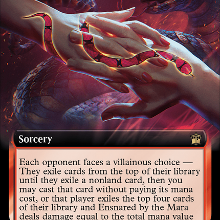 Ensnared by the Mara (Extended Art) (Surge Foil) [Doctor Who]