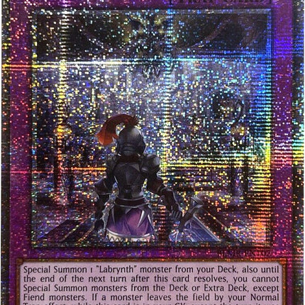 Welcome Labrynth [BLMR-EN102] Quarter Century Secret Rare