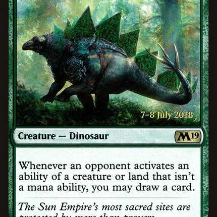 Runic Armasaur [Core Set 2019 Prerelease Promos]
