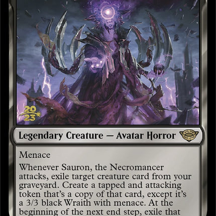 Sauron, the Necromancer [The Lord of the Rings: Tales of Middle-Earth Prerelease Promos]
