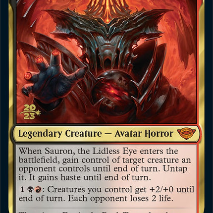 Sauron, the Lidless Eye [The Lord of the Rings: Tales of Middle-Earth Prerelease Promos]