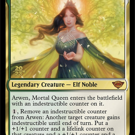 Arwen, Mortal Queen [The Lord of the Rings: Tales of Middle-Earth Prerelease Promos]