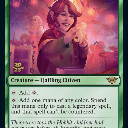 Delighted Halfling [The Lord of the Rings: Tales of Middle-Earth Prerelease Promos]