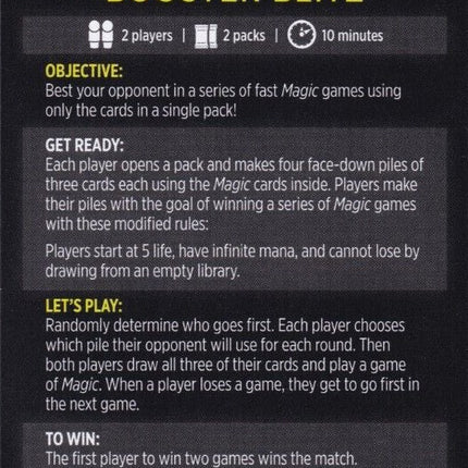 Booster Blitz (Magic Minigame) [March of the Machine Minigame]