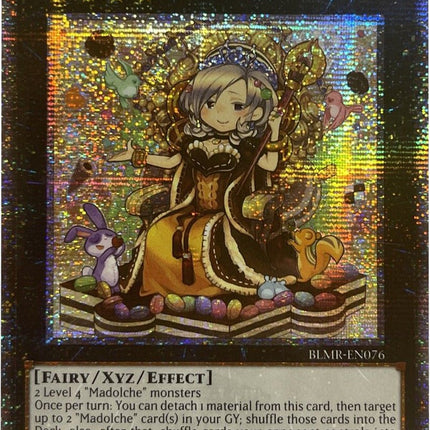 Madolche Queen Tiaramisu [BLMR-EN076] Quarter Century Secret Rare