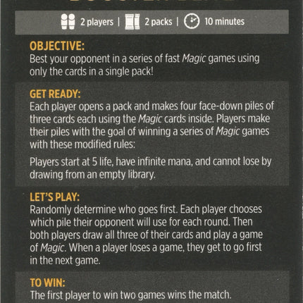 Booster Blitz (Magic Minigame) [The Lord of the Rings: Tales of Middle-Earth Minigame]