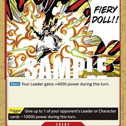 Fiery Doll [Pillars of Strength Pre-Release Cards]