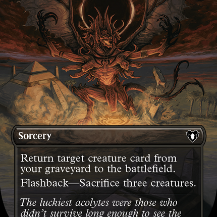 Dread Return (Borderless Alternate Art) [Commander Masters]