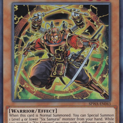 Legendary Six Samurai - Kageki [SPWA-EN043] Super Rare