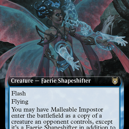 Malleable Impostor (Extended Art) [Wilds of Eldraine Commander]