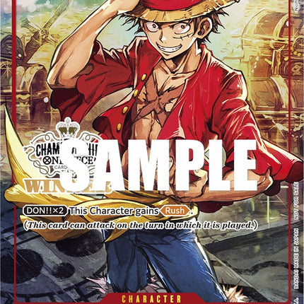 Monkey.D.Luffy (Store Championship Trophy Card) [One Piece Promotion Cards]