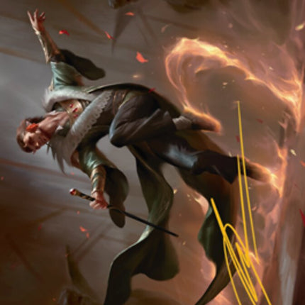 Fleetfoot Dancer Art Card (Gold-Stamped Signature) [Streets of New Capenna Art Series]