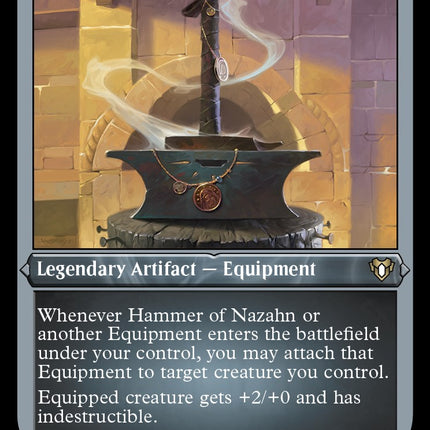 Hammer of Nazahn (Foil Etched) [Commander Masters]