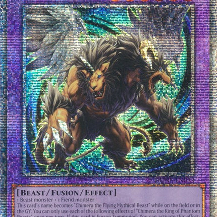 Chimera the King of Phantom Beasts [DUNE-EN033] Quarter Century Secret Rare