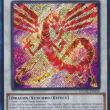 Crimson Dragon [DUNE-EN038] Secret Rare