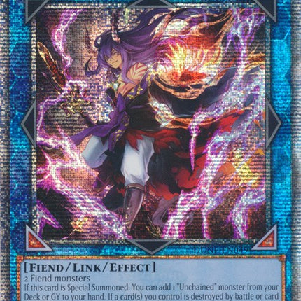 Unchained Soul Lord of Yama [DUNE-EN049] Quarter Century Secret Rare