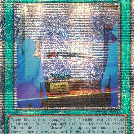 "Infernoble Arms - Almace" [DUNE-EN056] Quarter Century Secret Rare
