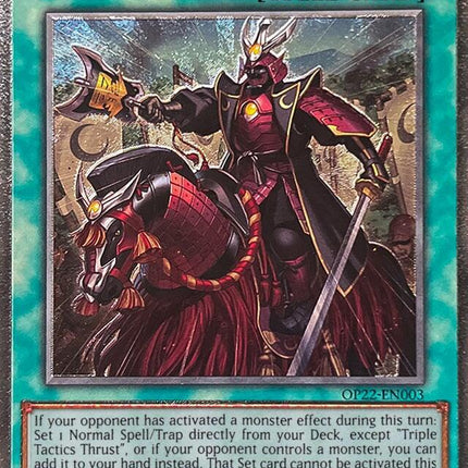Triple Tactics Thrust [OP22-EN003] Ultimate Rare