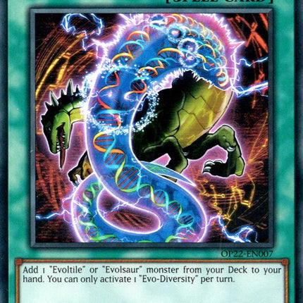 Evo-Diversity [OP22-EN007] Super Rare