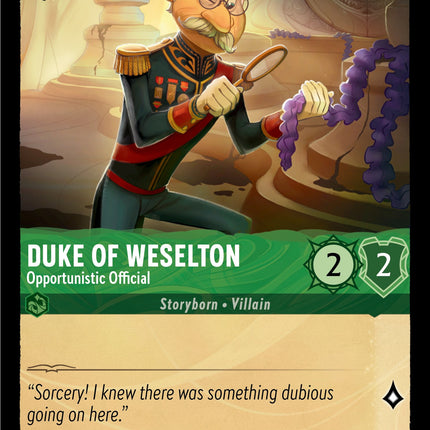 Duke of Weselton - Opportunistic Official (73/204) [The First Chapter]