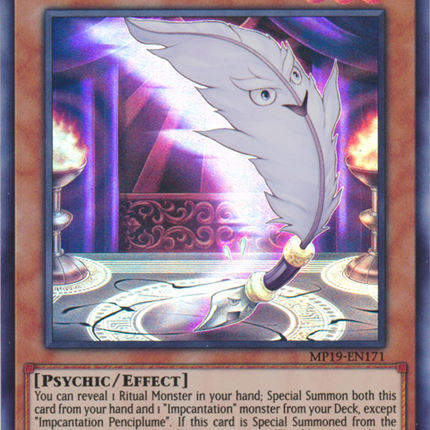Impcantation Penciplume [MP19-EN171] Super Rare