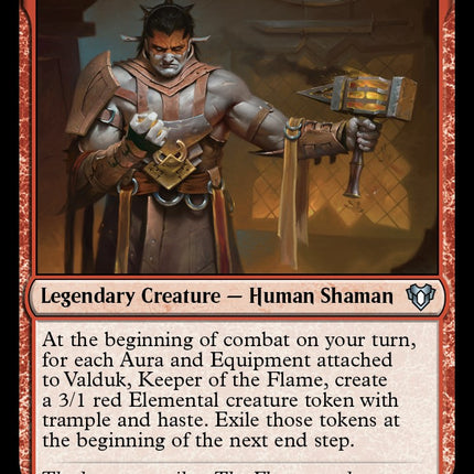 Valduk, Keeper of the Flame [Commander Masters]