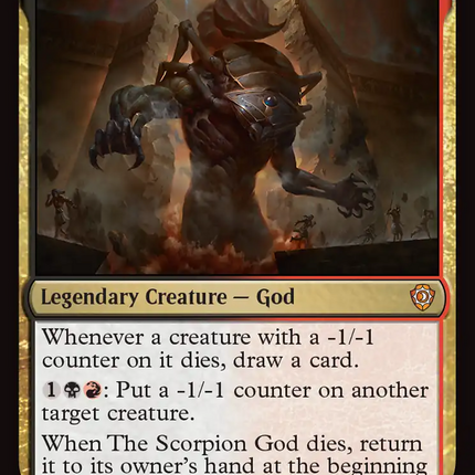 The Scorpion God [Lorwyn Eclipsed Commander]