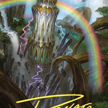 Command Tower Art Card (Gold-Stamped Signature) [Commander Masters Art Series]