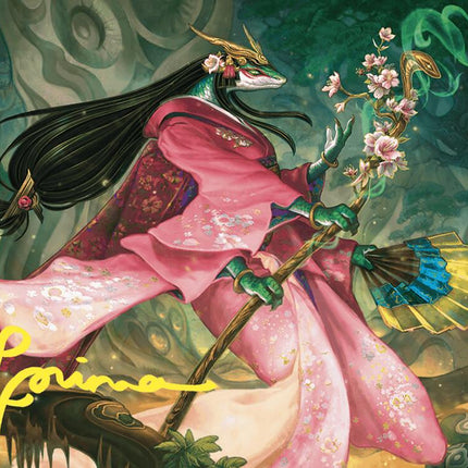 Sakiko, Mother of Summer Art Card (Gold-Stamped Signature) [Commander Masters Art Series]