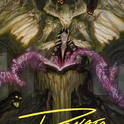 Demonic Tutor Art Card (Gold-Stamped Signature) [Commander Masters Art Series]