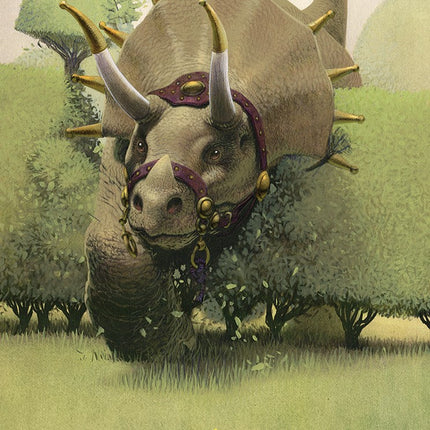 Regal Behemoth Art Card (Gold-Stamped) [Commander Masters Art Series]