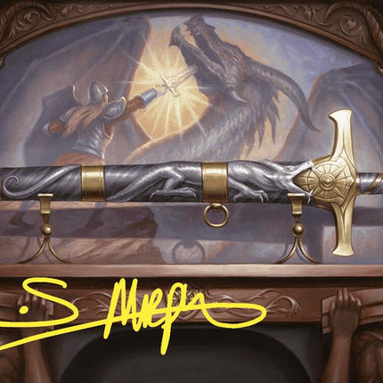 Ancestral Blade Art Card (Gold-Stamped Signature) [Commander Masters Art Series]